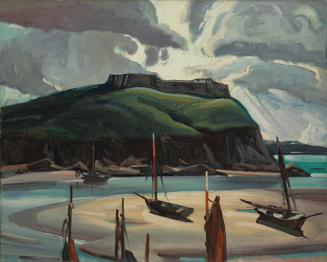 Frank Wilcox《St. Servan》(クリーヴランド美術館蔵)