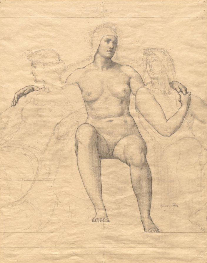 Allegorical Female Figures