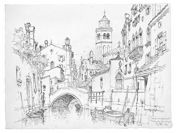 Canale dei Agni Santi, Campo San Sebastiano, Venice