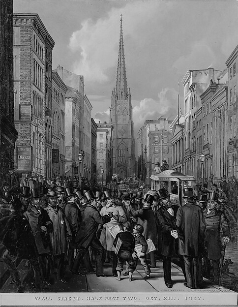 Wall Street, Half Past Two, October 13, 1857