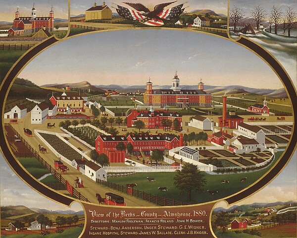 Berks County Almshouse, 1880