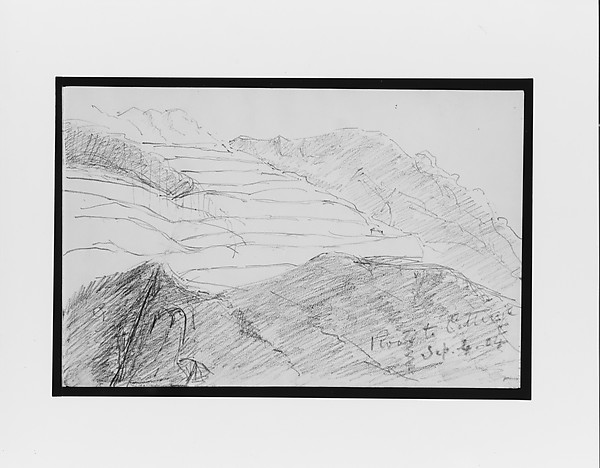 Road to Cattiruje (?) (from Sketchbook)