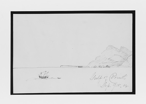 Gulf of Corinth (from Sketchbook)