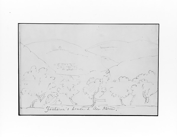 Zacharias House and Ein Karem (from Sketchbook)