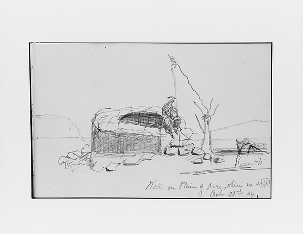 Well on Plain of Acre (from Sketchbook)