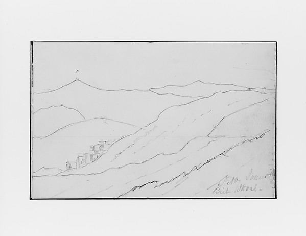 Panorama Landscape of Nebi Samouel (from Sketchbook)