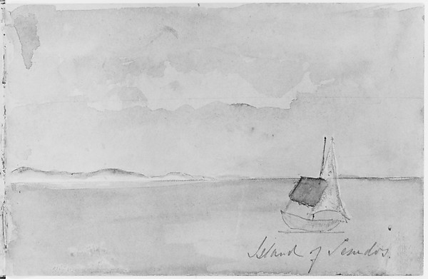 Island of Temdos (?) (from Sketchbook)