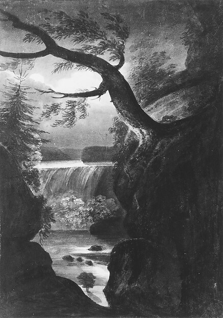 Niagara Falls—Canadian Side by Moonlight