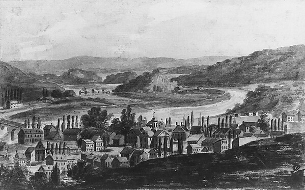A Town on the Mohawk River in Central New York State (?)