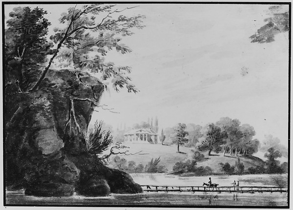 View of Morrisville, General Moreau's Country House in Pennsylvania, Possibly The Woodlands, Pennsylvania