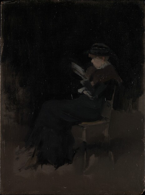 Arrangement in Black: Girl Reading