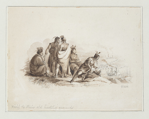 Visit to Their Old Hunting Grounds (from Hosack Album)