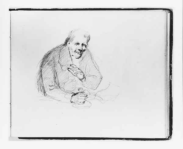 Man Speaking (from Sketchbook)