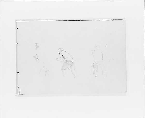 Studies of Field Laborers (from Sketchbook VII)