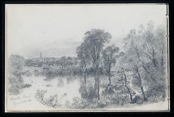 Charles River, Cambridge, Massachusetts (from Sketchbook of New England and Pennsylvania Landscape and Marine Subjects)