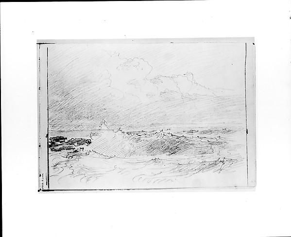 Seascape with Breaking Waves (from Sketchbook VII)
