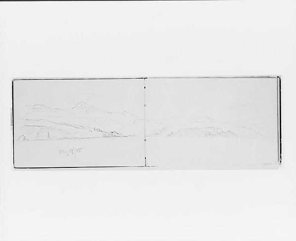 Aug 17/85: Mountain Landscape (from Sketchbook X)