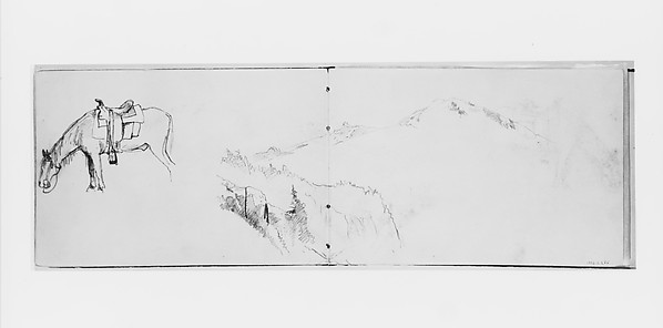 Horse and Landscape (from Sketchbook X)