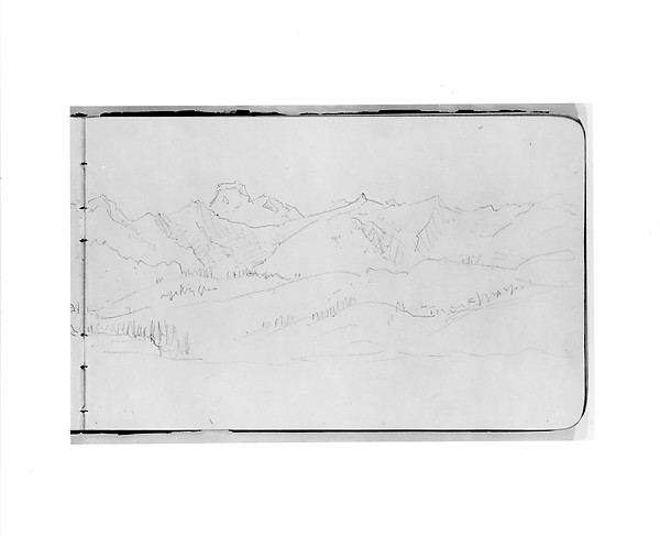 Landscape with Mountains and Hills (from Sketchbook)