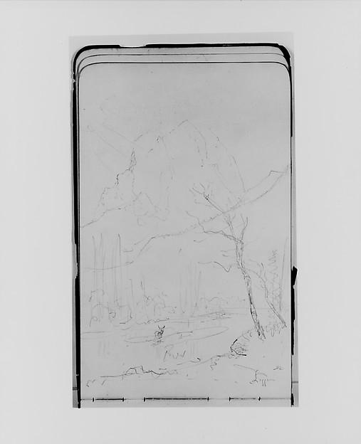 Canadian Mountain Scene (from Sketchbook)
