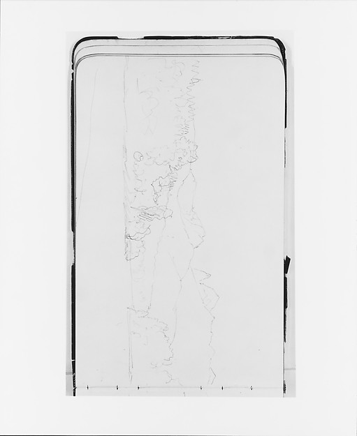 Sketch of a Mountain Landscape (from Sketchbook)