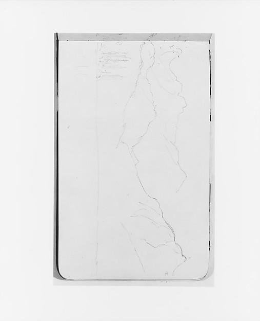 Sketch of Mountains and Lake (from Sketchbook)
