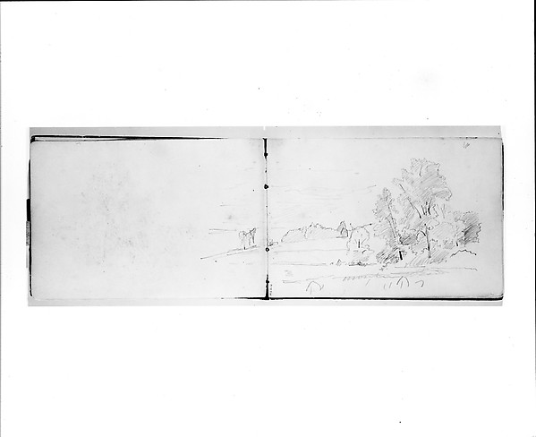 Sketch of Trees (from Sketchbook VII)