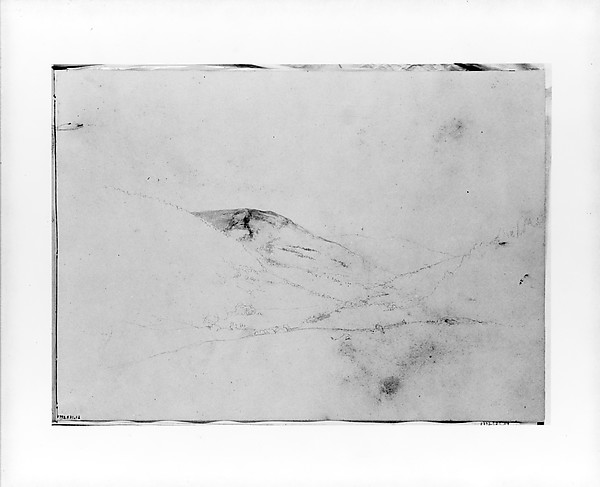 Mountain View [Catskills?] (from Sketchbook)