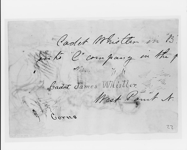Partial Text from Letter (?); Autograph (from Sketchbook)