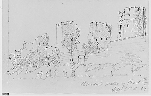 Ancient Walls, 1904 (from Sketchbook)