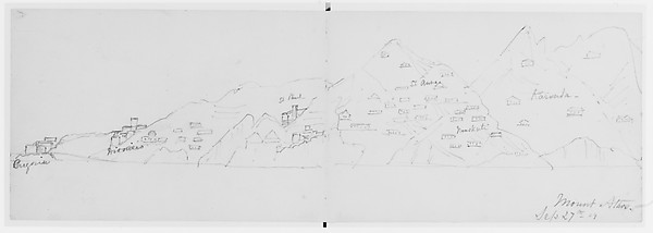 Mount Athos, 1904 (from Sketchbook)