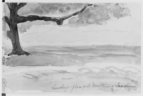 Landscape with Mountains of Samaria, 1904 (from Sketchbook)