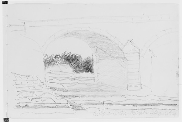 Bridge Over the Kishore, 1904 (from Sketchbook)