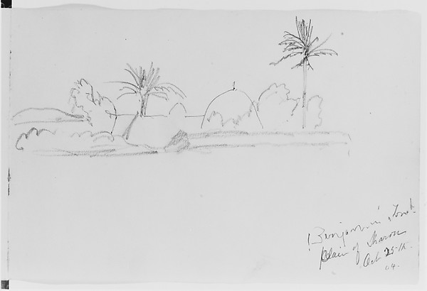 Benjamin's Tomb, 1904 (from Sketchbook)