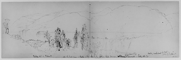 Fishkill Mountain, 1871 (from Sketchbook)