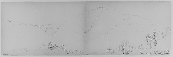 Cornwall, 1871 (from Sketchbook)
