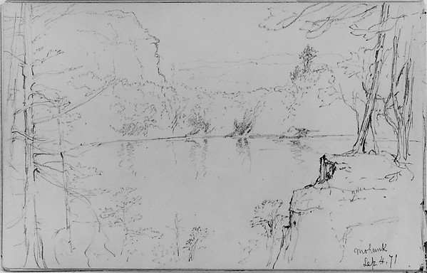 Mohonk, 1871 (from Sketchbook)