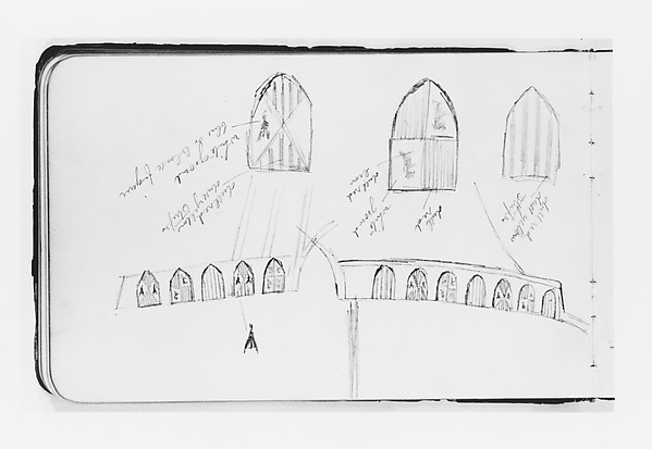 Studies of Coats of Arms for the Landing of Columbus (from Sketchbook)