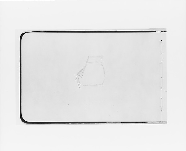 Outline Sketch of a Ship's Stern (from Sketchbook)
