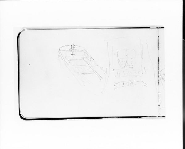Study of a Rowboat: View Toward the Stern (from Sketchbook)