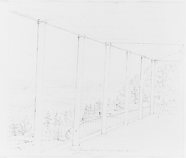 From Piazza. Catskill Mountain House (from Sketchbook)