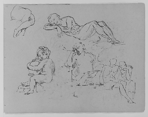 Five Figure Studies (from Sketchbook)