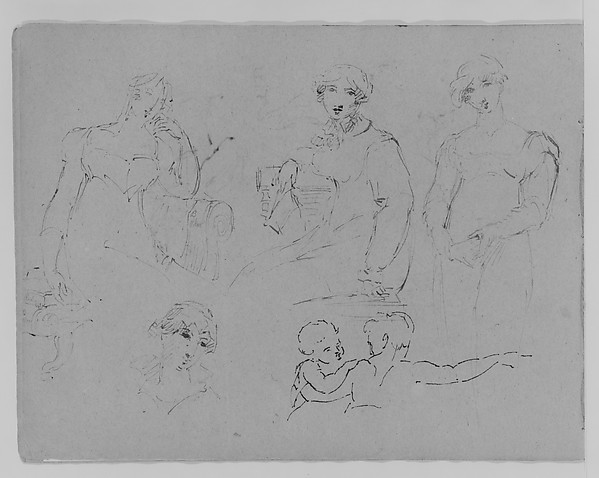 Five Figure Studies (from Sketchbook)