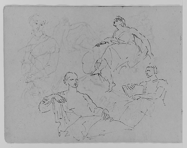 Four Figure Studies (from Sketchbook)