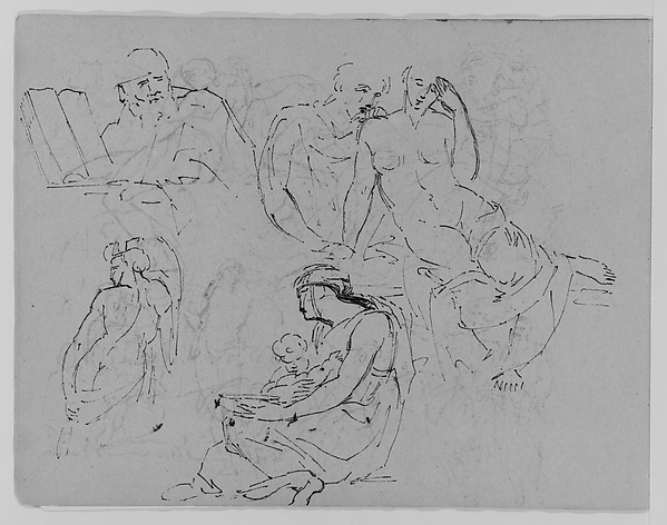Four Figure Studies (from Sketchbook)