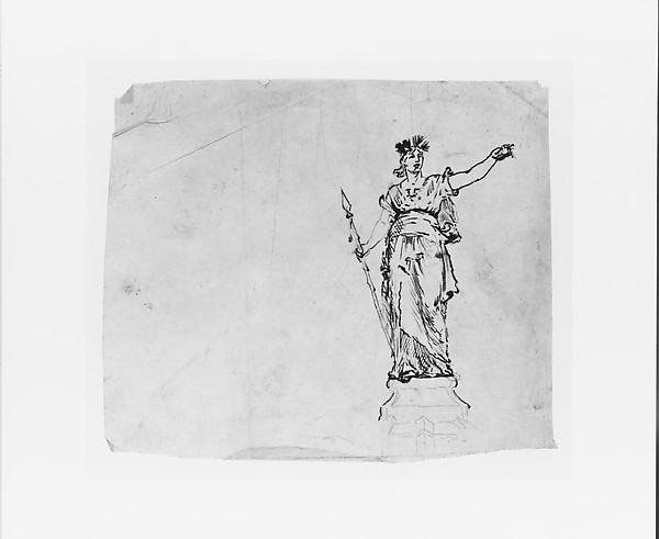 Study for Victory (from Sketchbook)