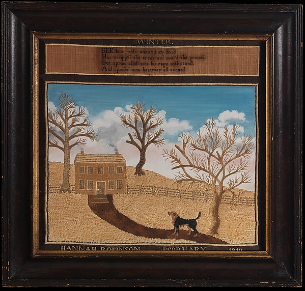 "Winter" Needlework Picture