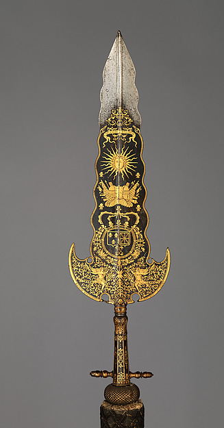 Partisan Carried by the Bodyguard of Louis XIV (1638–1715, reigned from 1643)