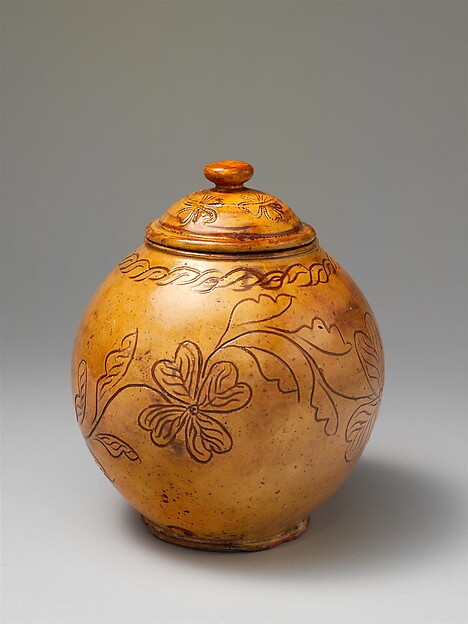 Covered jar