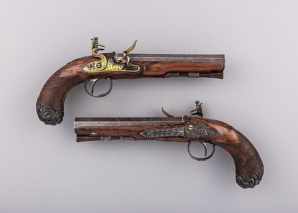 Pair of Flintlock Pistols